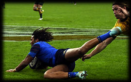 France Australia Teddy Thomas try